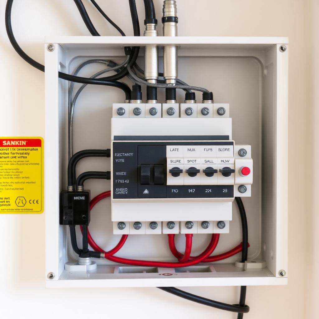 Modern consumer unit installed by Lugo electrician